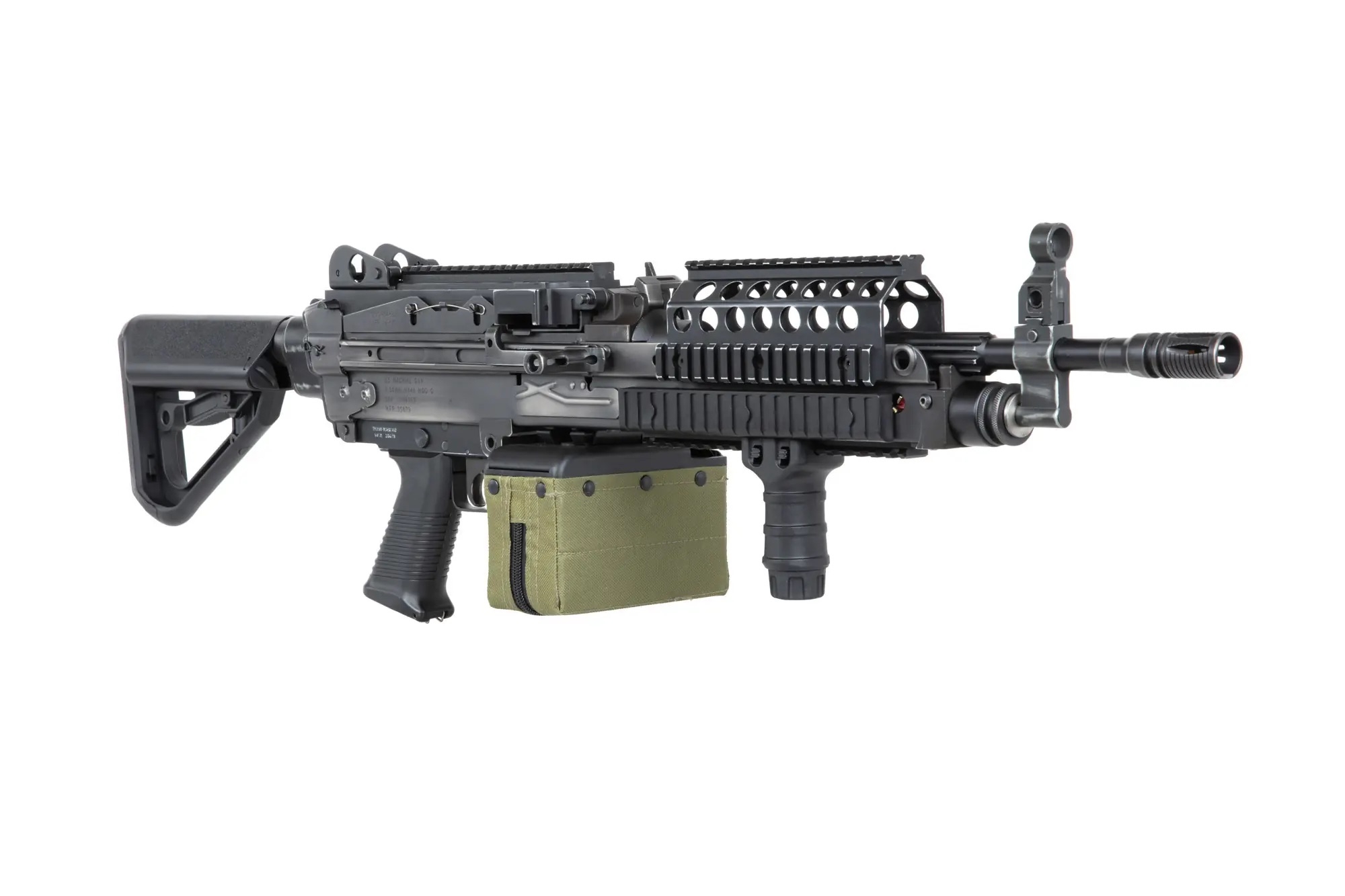 A a K T8 SP Systems MK46 MOD 0 LMG - Black (Battleworn) OD-A-AK00079-BATBK asgbox.pl A a K T8 SP Systems MK46 MOD 0 LMG - Black (Battleworn) - obrazek 3