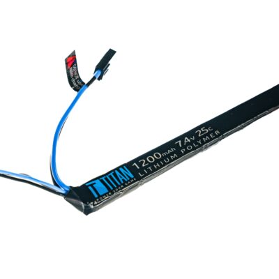 Alternative view of Li-Pol Battery TITAN 7,4V 1200mAh, 25C (Tamiya) - Stick (AK)