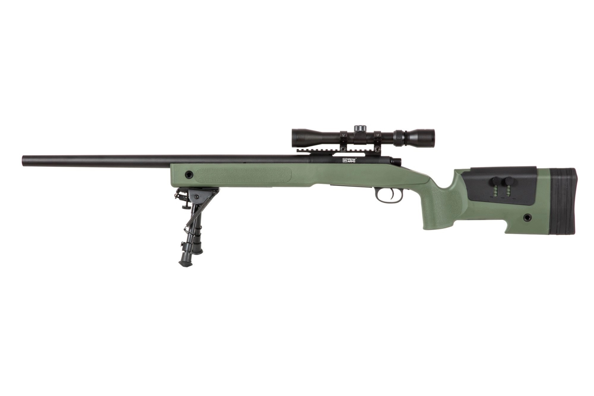 SA M40A3 (SA-S02 CORE(TM)) Sniper Rifle with Accessories - Green OD-A-SPARMS162-OD asgbox.pl SA M40A3 (SA-S02 CORE(TM)) Sniper Rifle with Accessories - Green