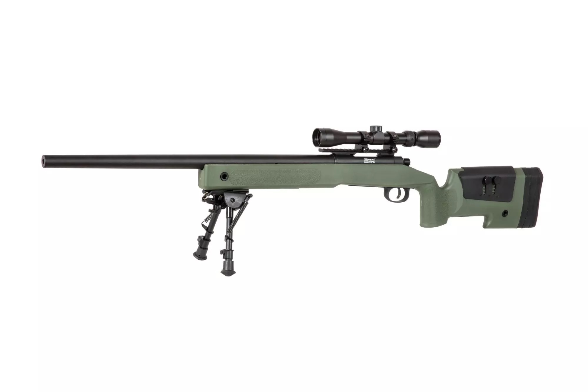 SA M40A3 (SA-S02 CORE(TM)) Sniper Rifle with Accessories - Green OD-A-SPARMS162-OD asgbox.pl SA M40A3 (SA-S02 CORE(TM)) Sniper Rifle with Accessories - Green - obrazek 2
