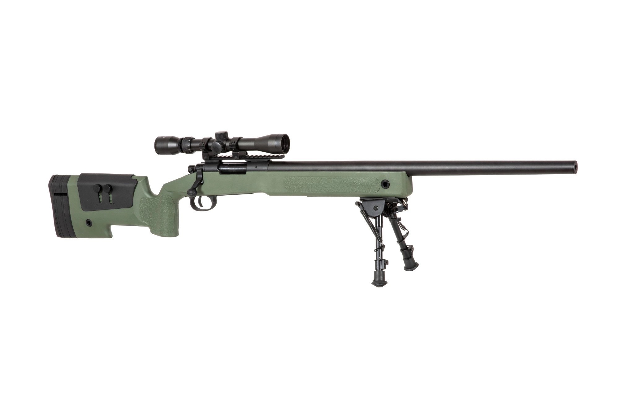 SA M40A3 (SA-S02 CORE(TM)) Sniper Rifle with Accessories - Green OD-A-SPARMS162-OD asgbox.pl SA M40A3 (SA-S02 CORE(TM)) Sniper Rifle with Accessories - Green - obrazek 3