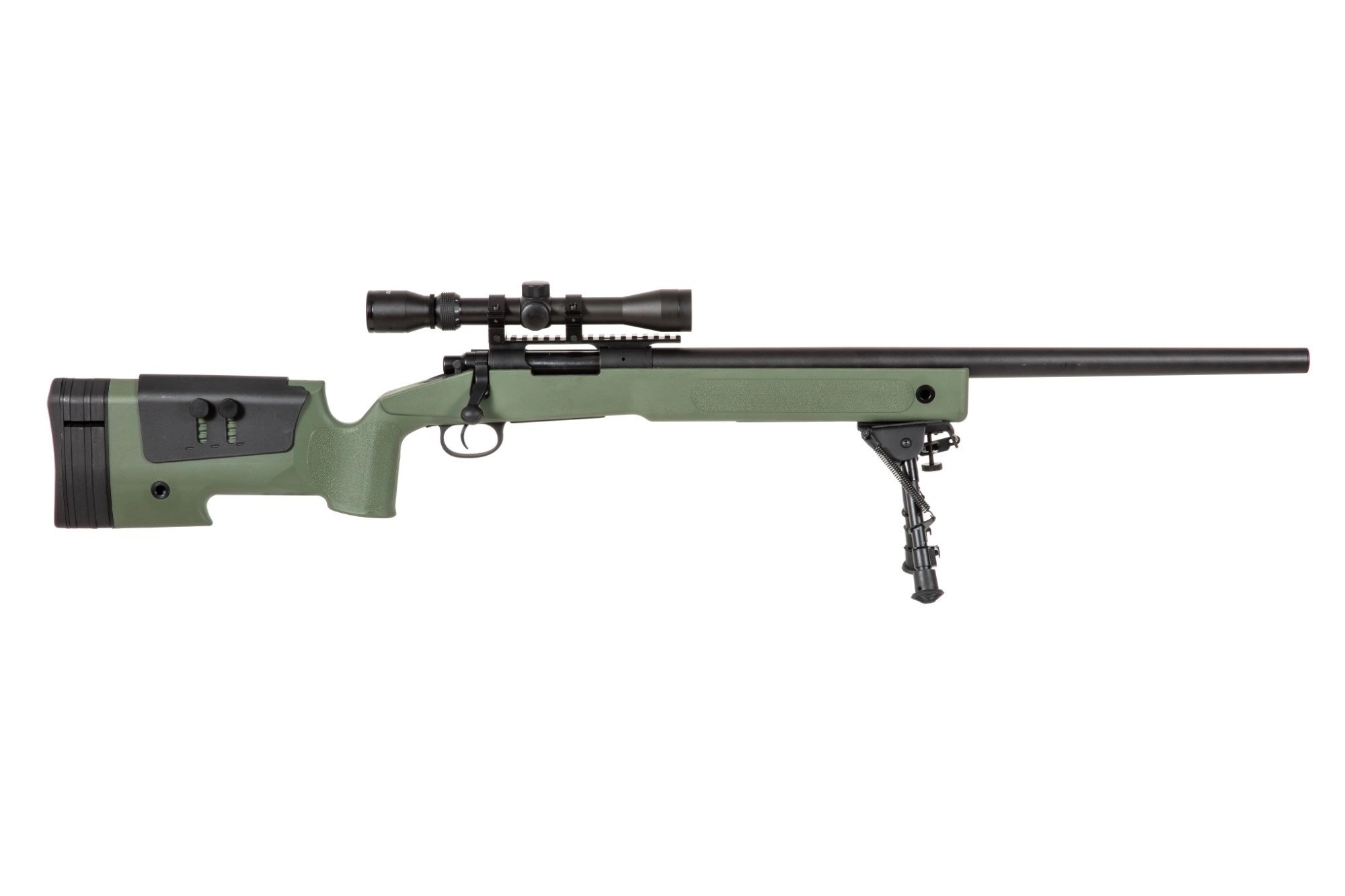 SA M40A3 (SA-S02 CORE(TM)) Sniper Rifle with Accessories - Green OD-A-SPARMS162-OD asgbox.pl SA M40A3 (SA-S02 CORE(TM)) Sniper Rifle with Accessories - Green - obrazek 4