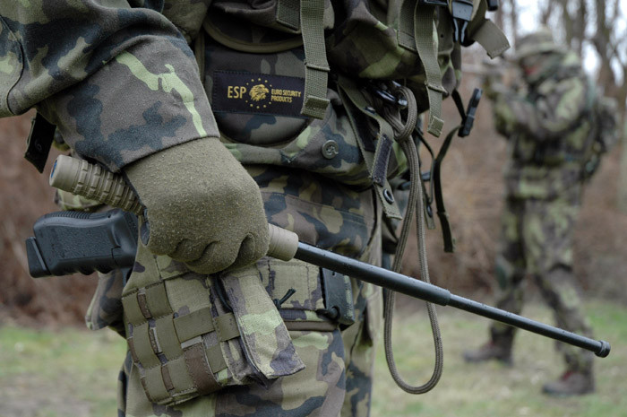 ESP Telescopic Hardened Baton 21" with Pouch - Black / Tan OD-A-ESP017 asgbox.pl ESP Telescopic Hardened Baton 21" with Pouch - Black / Tan - obrazek 3