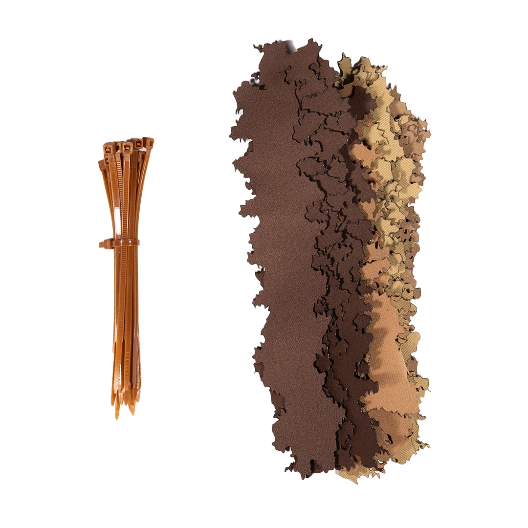 ANAREUS 3D Camouflage Leaves SilkLeaf Stripes, 25 Pcs - Brown OD-A-ANAR94 asgbox.pl ANAREUS 3D Camouflage Leaves SilkLeaf Stripes, 25 Pcs - Brown