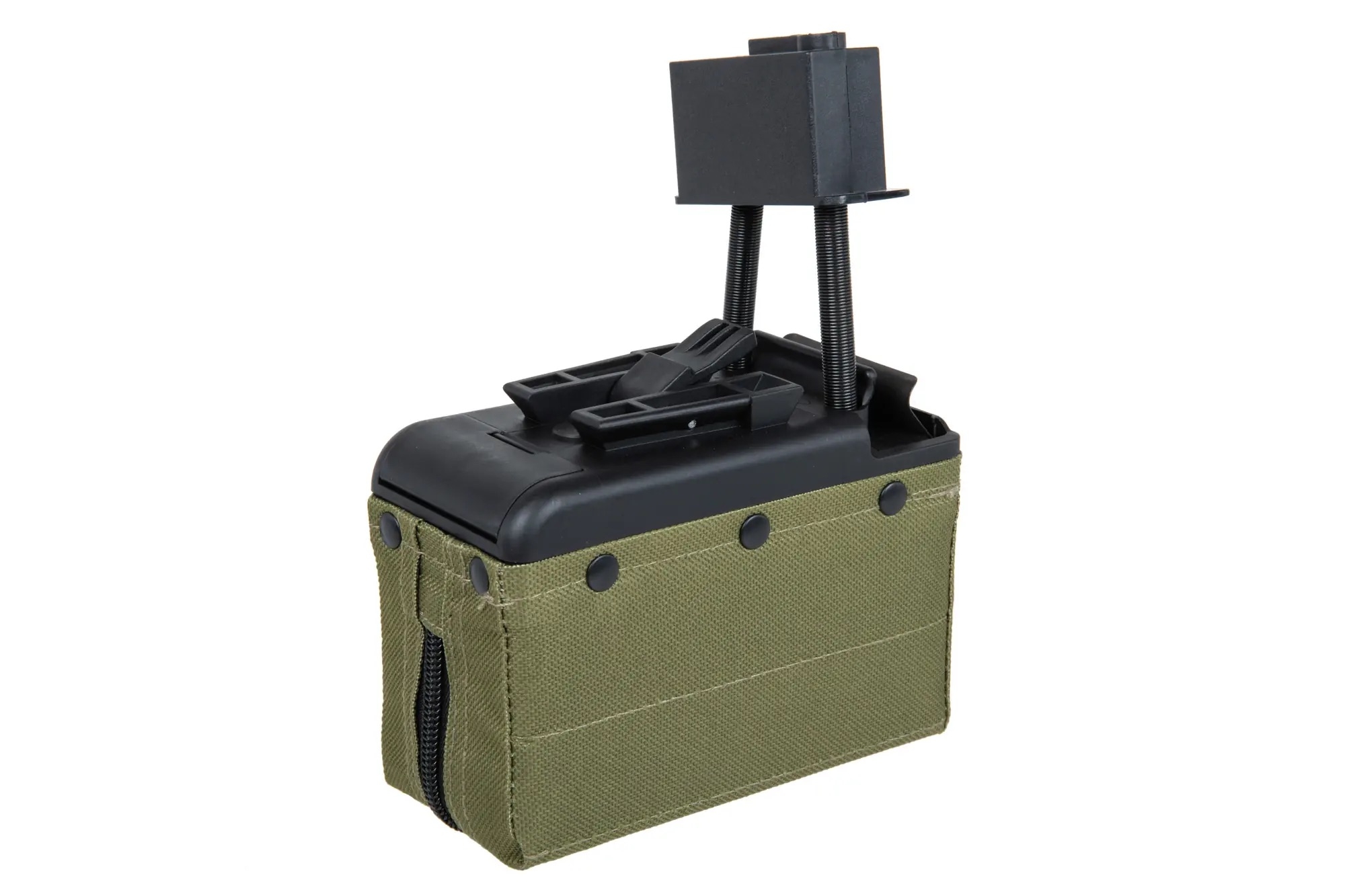 A a K Electric Box Magazine for M249 Gen2, 2000 BBs - Green OD-A-AK00080-OD asgbox.pl A a K Electric Box Magazine for M249 Gen2, 2000 BBs - Green - obrazek 2