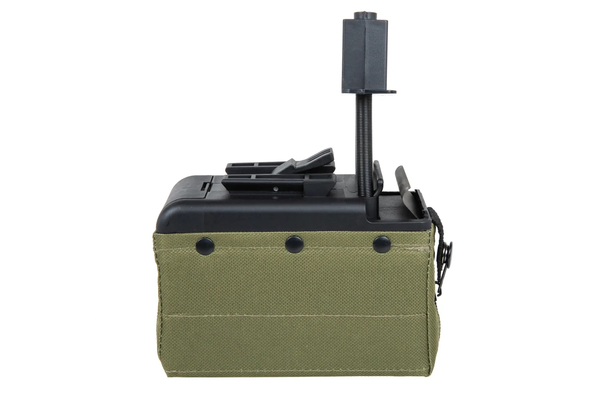 A a K Electric Box Magazine for M249 Gen2, 2000 BBs - Green OD-A-AK00080-OD asgbox.pl A a K Electric Box Magazine for M249 Gen2, 2000 BBs - Green - obrazek 3