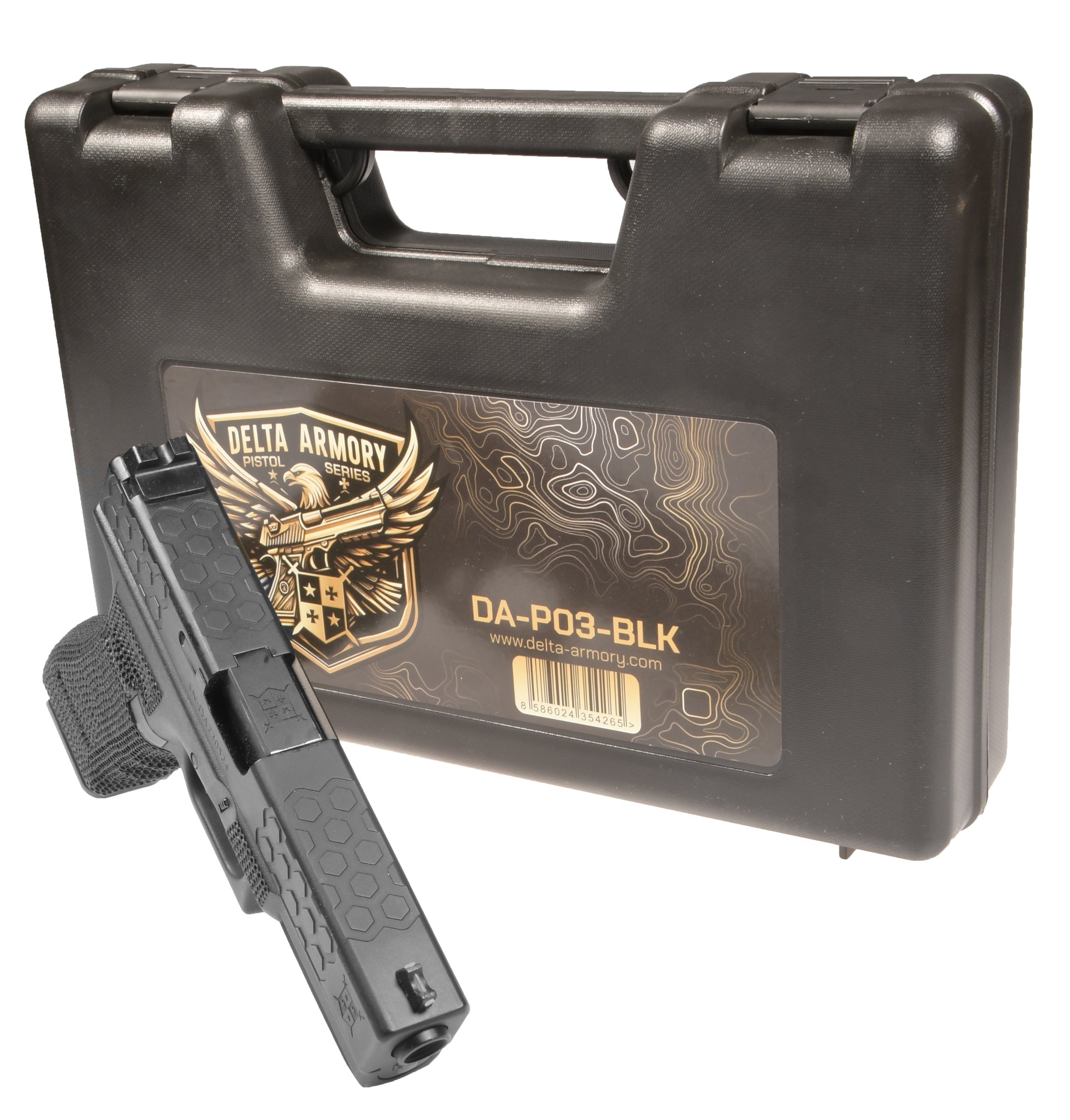 Delta Armory GBB P03 G-series Pistol - Black OD-A-DA028-BK asgbox.pl Delta Armory GBB P03 G-series Pistol - Black - obrazek 4