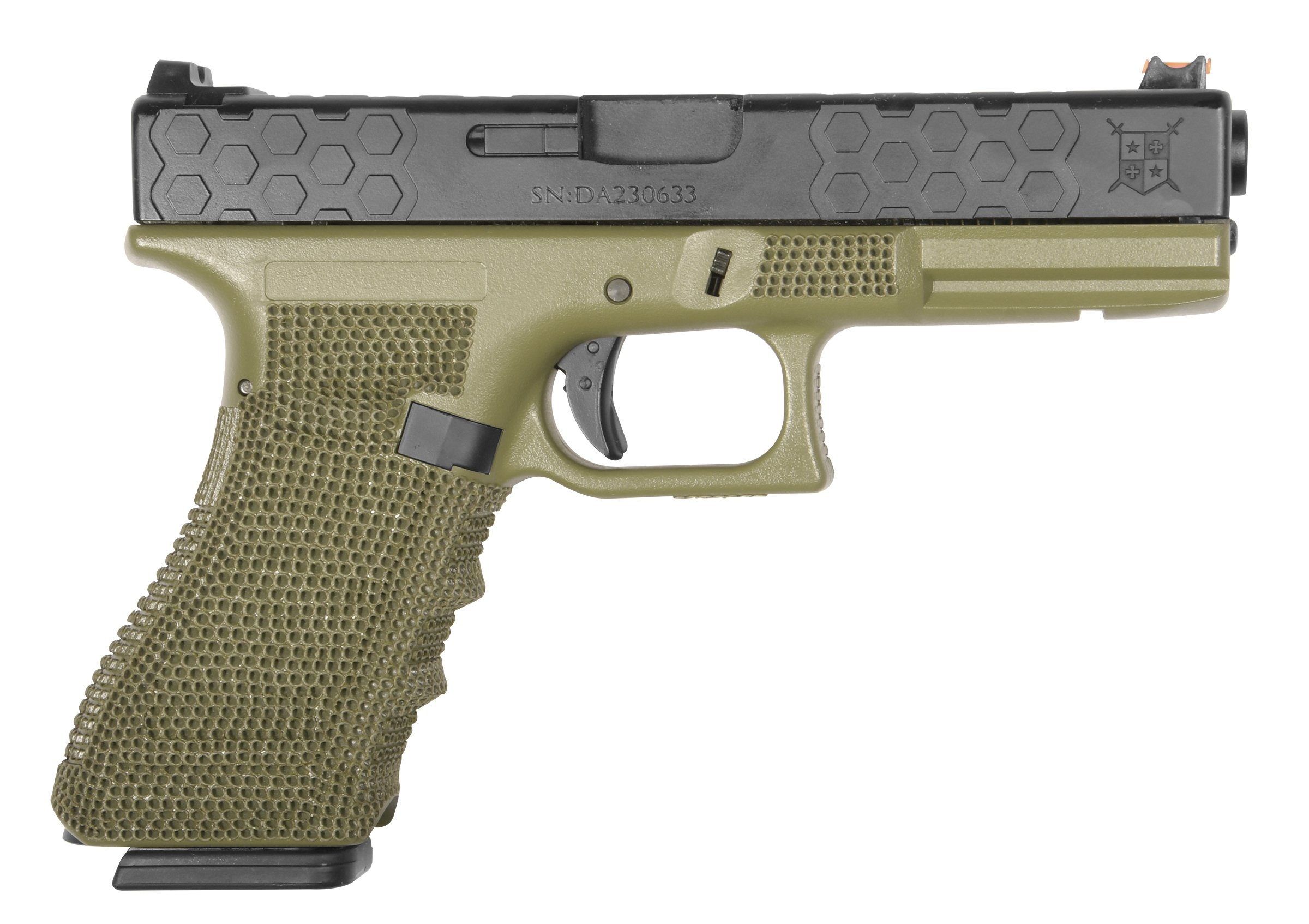 Delta Armory GBB P03 G-series Pistol - Green OD-A-DA028-OD asgbox.pl Delta Armory GBB P03 G-series Pistol - Green - obrazek 2
