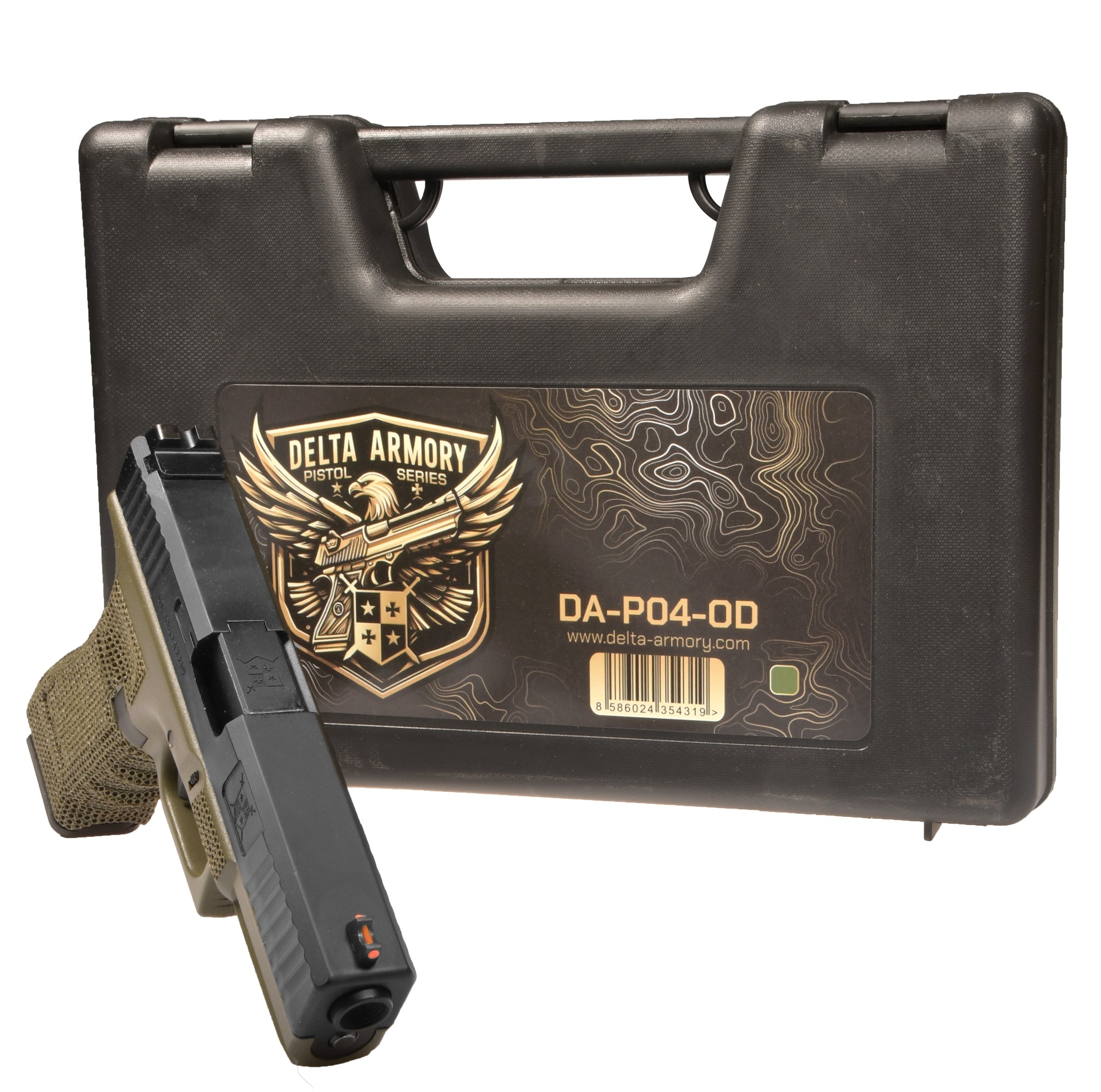 Delta Armory GBB P04 G-series Pistol - Green OD-A-DA029-OD asgbox.pl Delta Armory GBB P04 G-series Pistol - Green - obrazek 4