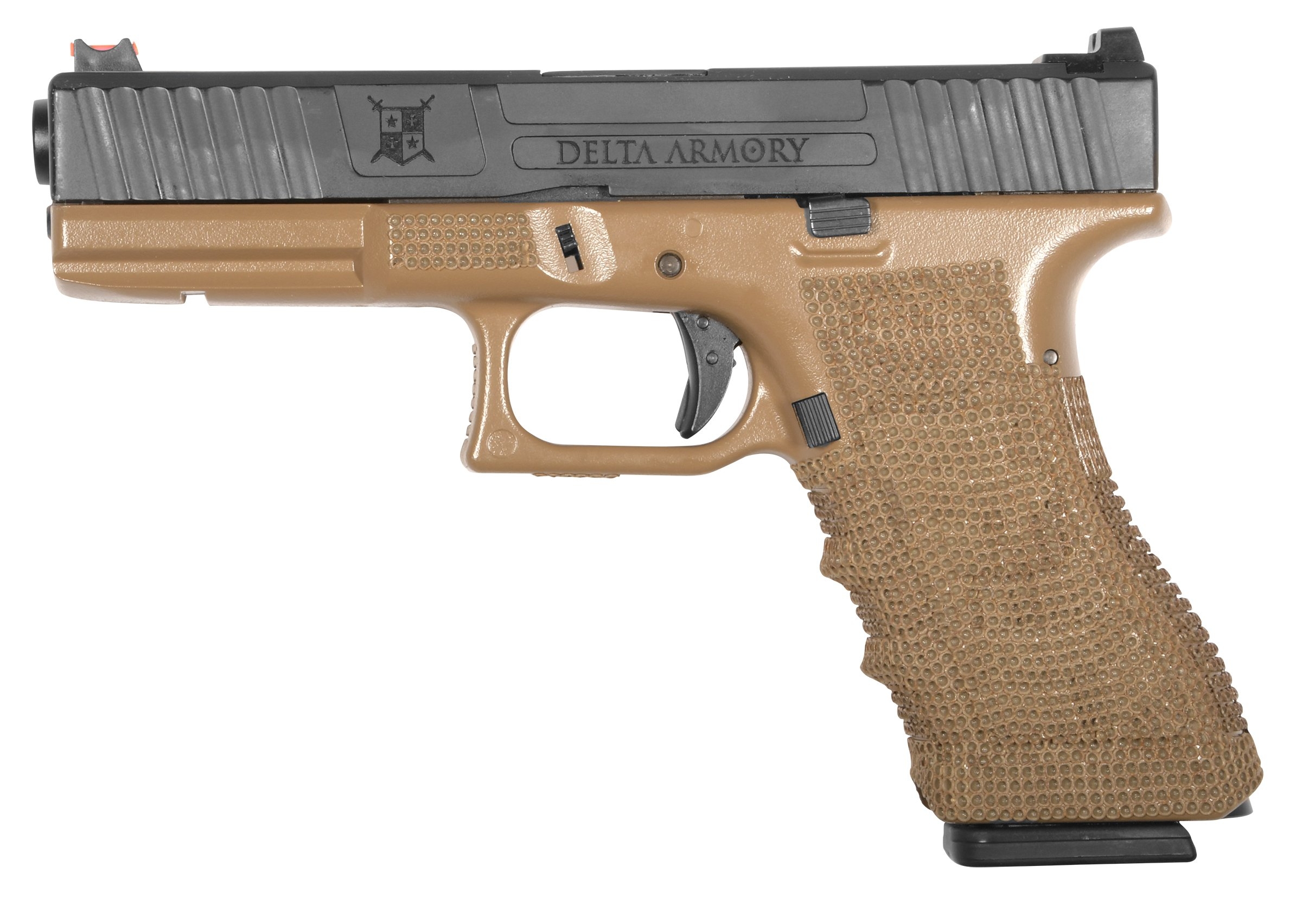 Delta Armory GBB P04 G-series Pistol - Tan OD-A-DA029-TAN asgbox.pl Delta Armory GBB P04 G-series Pistol - Tan