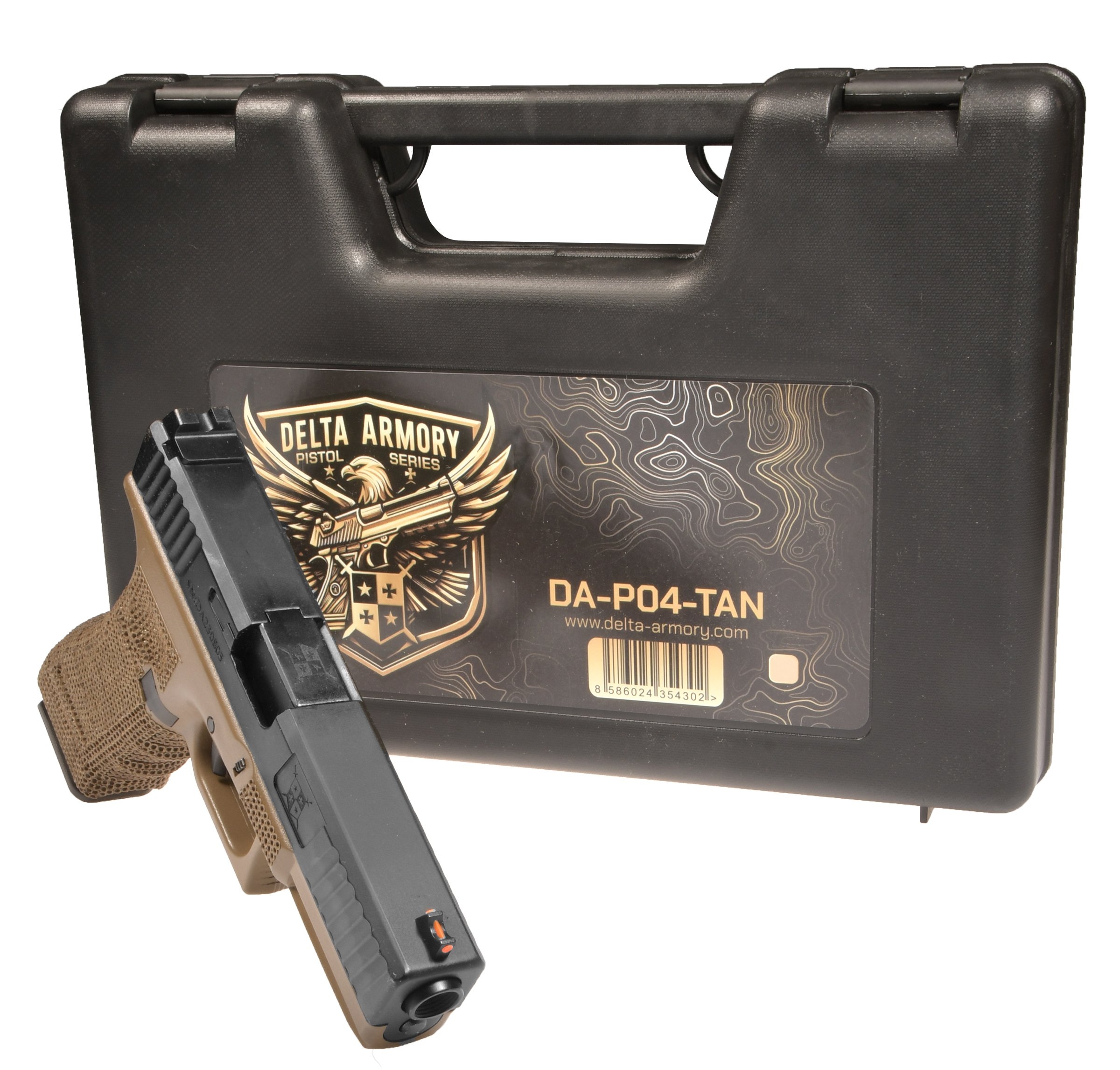 Delta Armory GBB P04 G-series Pistol - Tan OD-A-DA029-TAN asgbox.pl Delta Armory GBB P04 G-series Pistol - Tan - obrazek 4
