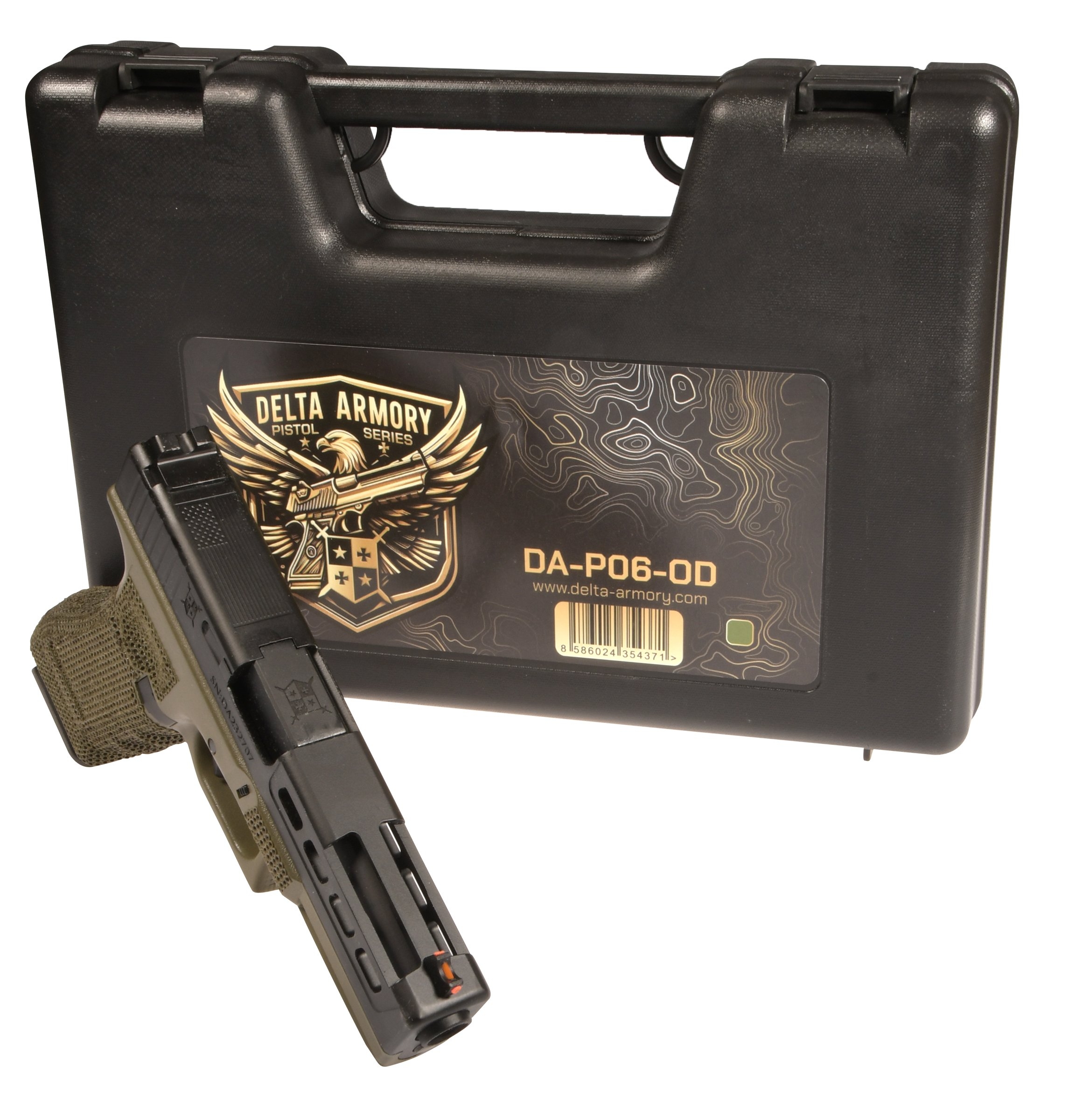 Delta Armory GBB P06 G-series Pistol - Green OD-A-DA030-OD asgbox.pl Delta Armory GBB P06 G-series Pistol - Green - obrazek 5