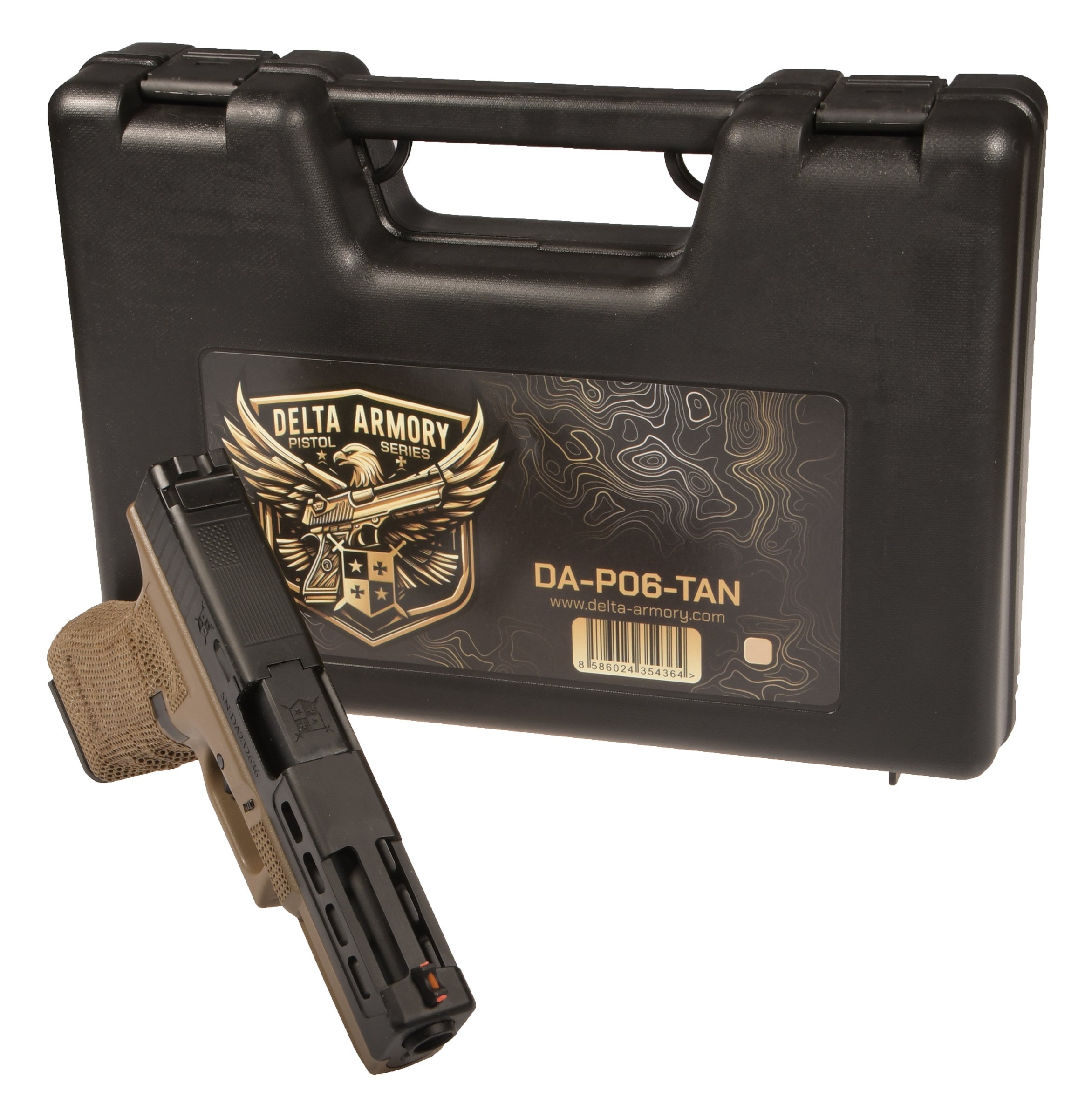 Delta Armory GBB P06 G-series Pistol - Tan OD-A-DA030-TAN asgbox.pl Delta Armory GBB P06 G-series Pistol - Tan - obrazek 4