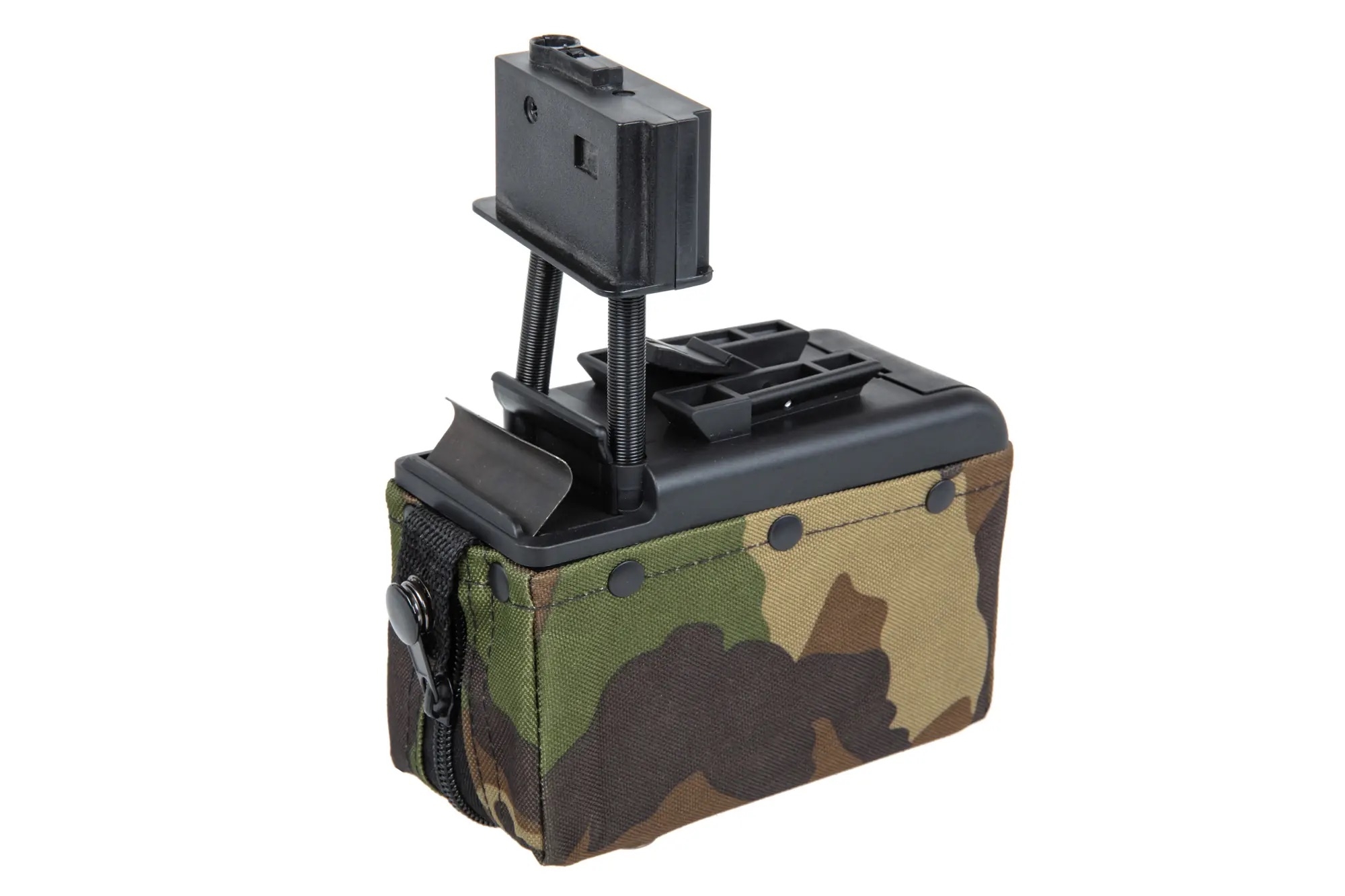 A a K Electric Box Magazine for M249 Gen2, 2000 BBs - Woodland OD-A-AK00080-WD asgbox.pl A a K Electric Box Magazine for M249 Gen2, 2000 BBs - Woodland