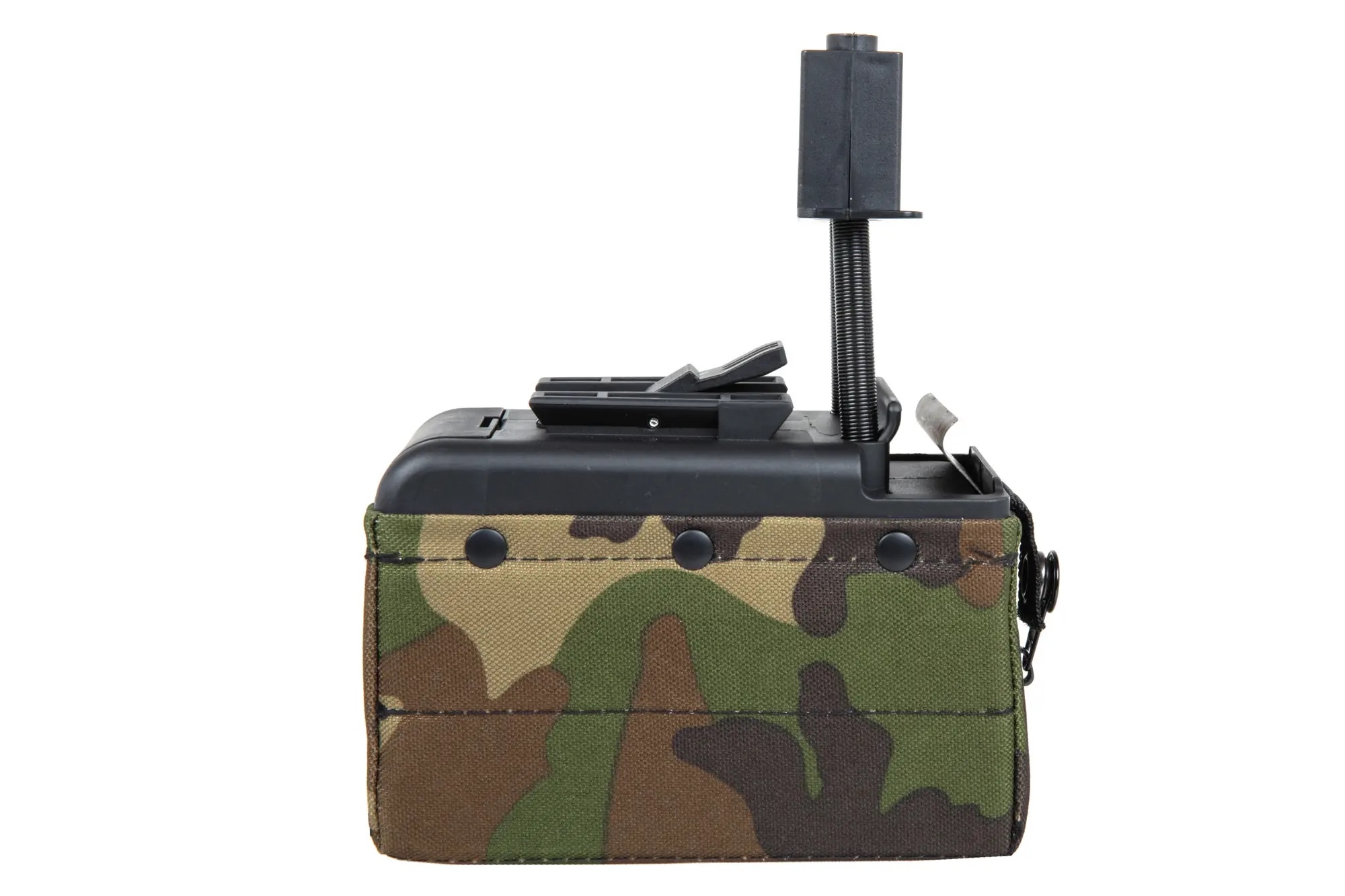 A a K Electric Box Magazine for M249 Gen2, 2000 BBs - Woodland OD-A-AK00080-WD asgbox.pl A a K Electric Box Magazine for M249 Gen2, 2000 BBs - Woodland - obrazek 3