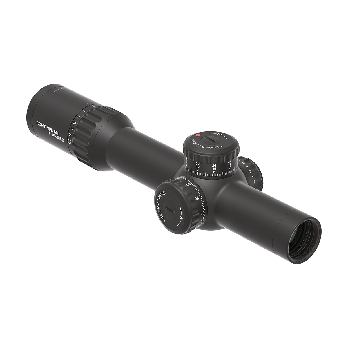 VO CONTINENTAL X10 1-10x28 ED RAR-C LPVO Riflescope - Black OD-A-SCFF-62 asgbox.pl VO CONTINENTAL X10 1-10x28 ED RAR-C LPVO Riflescope - Black - obrazek 2