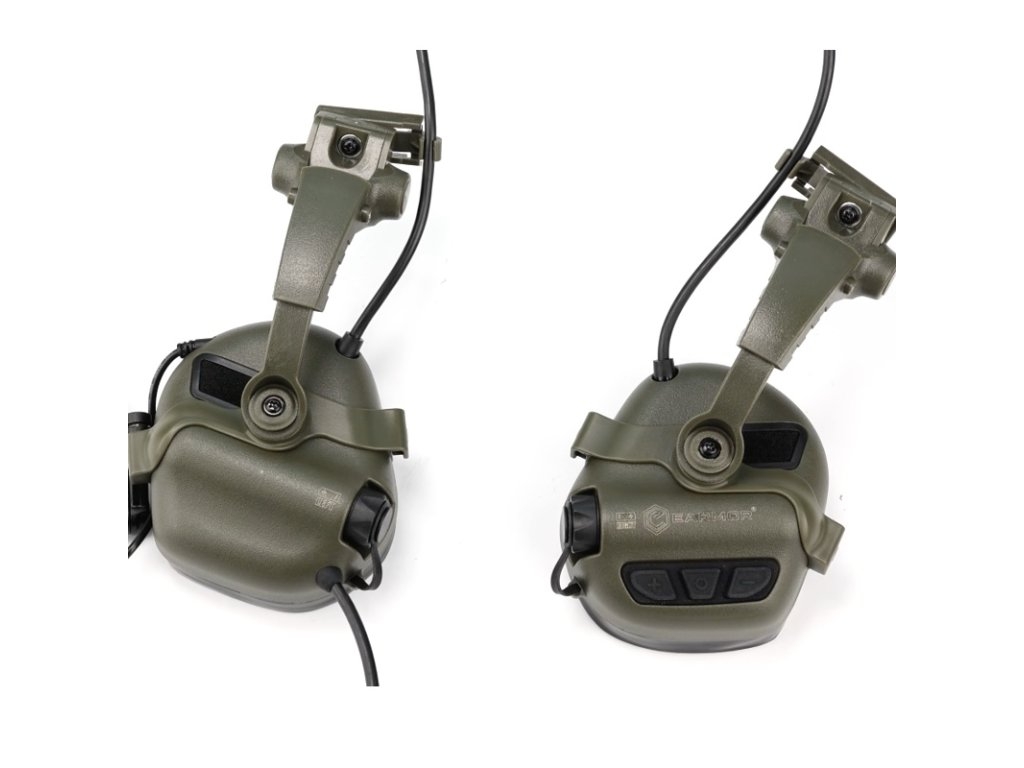 EARMOR M16A Helmet Adapters for M32 PLUS Headset, ARC Mount - Green OD-A-M16A-FG asgbox.pl EARMOR M16A Helmet Adapters for M32 PLUS Headset, ARC Mount - Green - obrazek 3