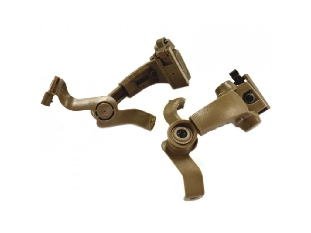 EARMOR M16A Helmet Adapters for M32 PLUS Headset, ARC Mount - Coyote Brown OD-A-M16A-CB asgbox.pl EARMOR M16A Helmet Adapters for M32 PLUS Headset, ARC Mount - Coyote Brown