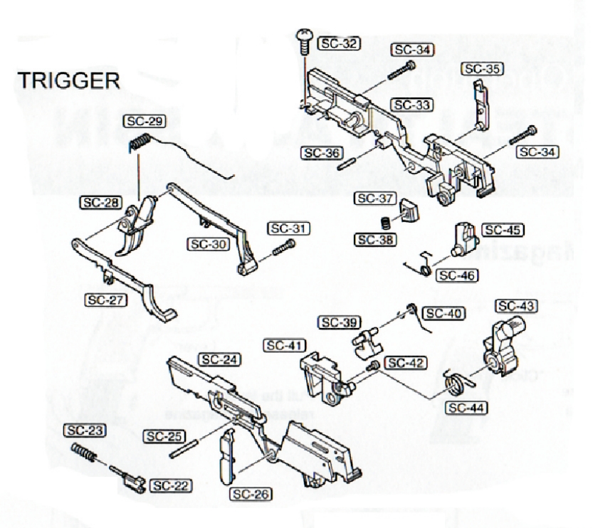 ASG MK23 SOCOM Trigger Bar, Part SC-27 - Left OD-A-MK23-SC27 asgbox.pl ASG MK23 SOCOM Trigger Bar, Part SC-27 - Left - obrazek 2