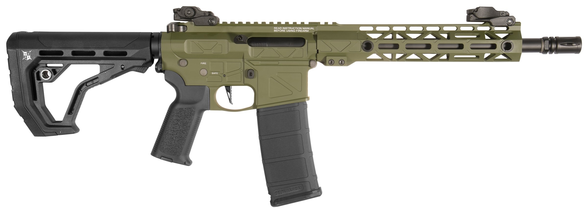 Delta Armory GP FREYA R15 M-LOK 10" Gen2 - Green OD-A-DA031-OD asgbox.pl Delta Armory GP FREYA R15 M-LOK 10" Gen2 - Green - obrazek 2
