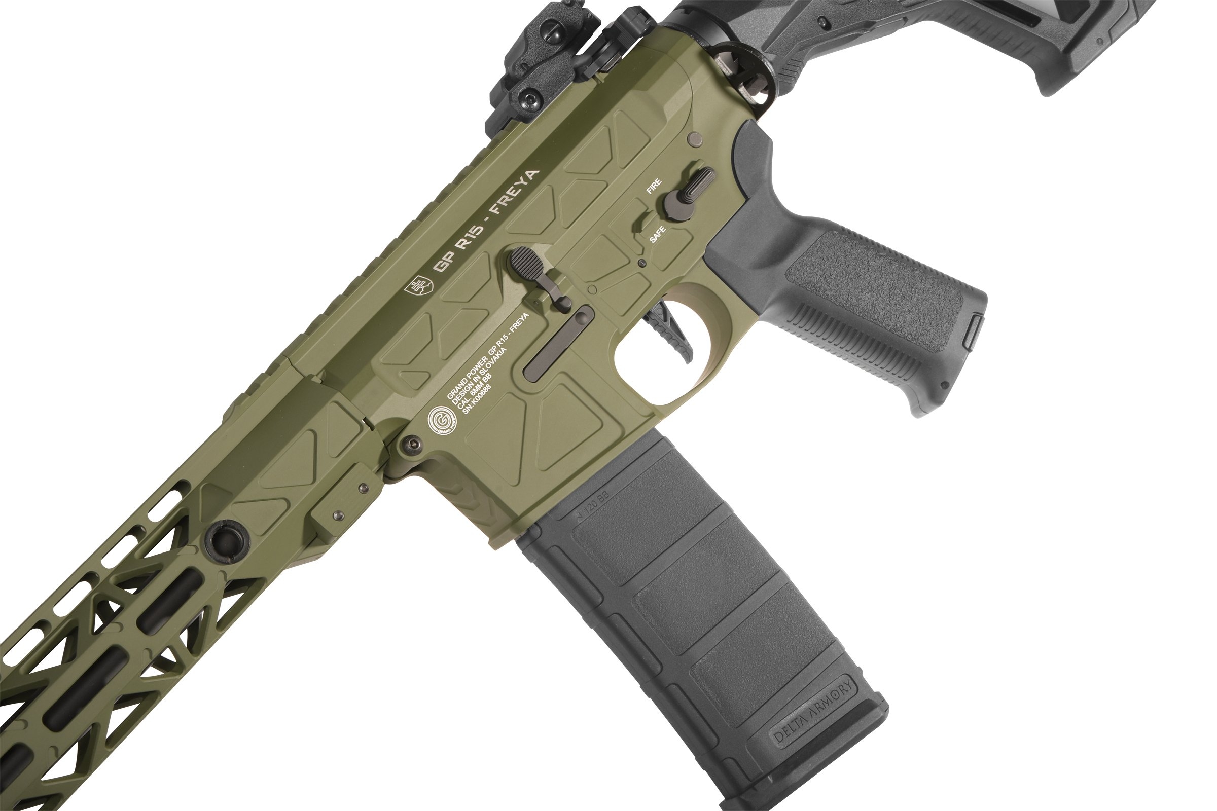 Delta Armory GP FREYA R15 M-LOK 10" Gen2 - Green OD-A-DA031-OD asgbox.pl Delta Armory GP FREYA R15 M-LOK 10" Gen2 - Green - obrazek 4