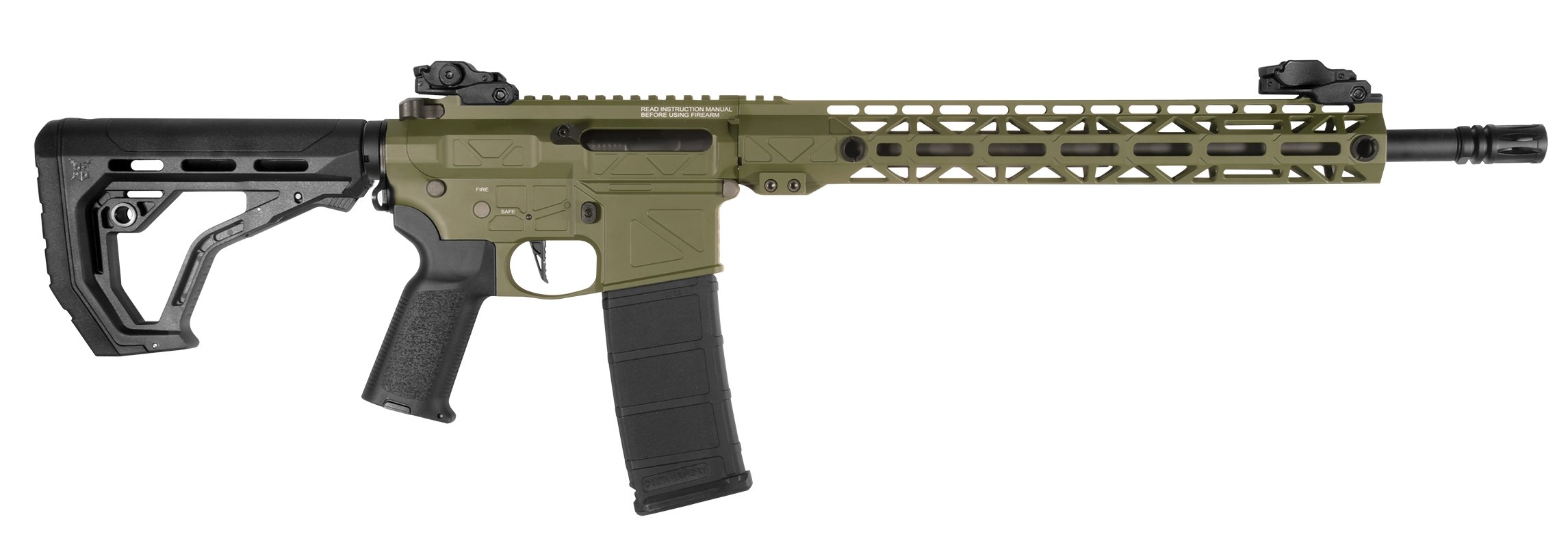 Delta Armory GP FREYA R15 M-LOK 14" Gen2 - Green OD-A-DA032-OD asgbox.pl Delta Armory GP FREYA R15 M-LOK 14" Gen2 - Green - obrazek 2