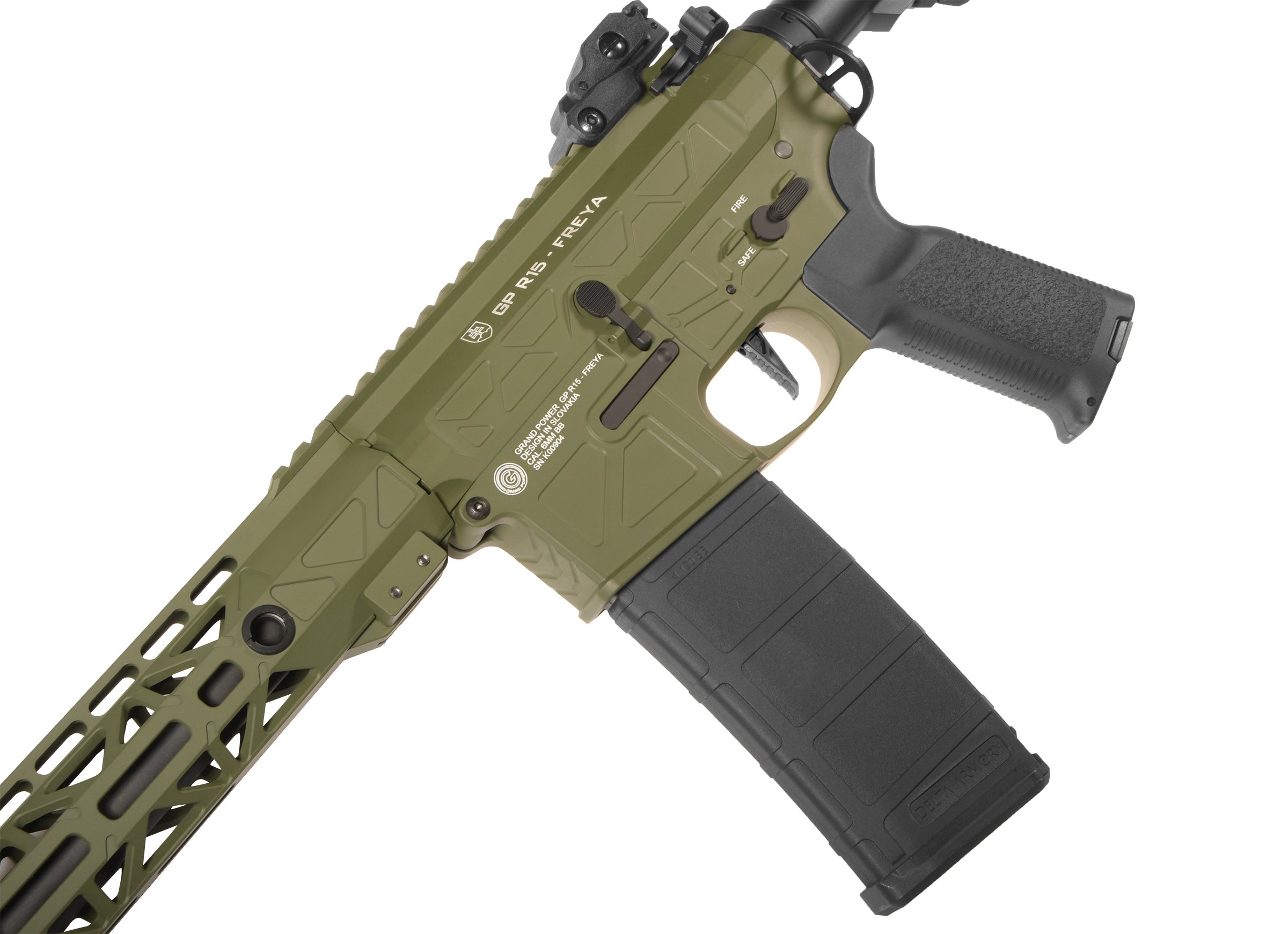 Delta Armory GP FREYA R15 M-LOK 14" Gen2 - Green OD-A-DA032-OD asgbox.pl Delta Armory GP FREYA R15 M-LOK 14" Gen2 - Green - obrazek 4