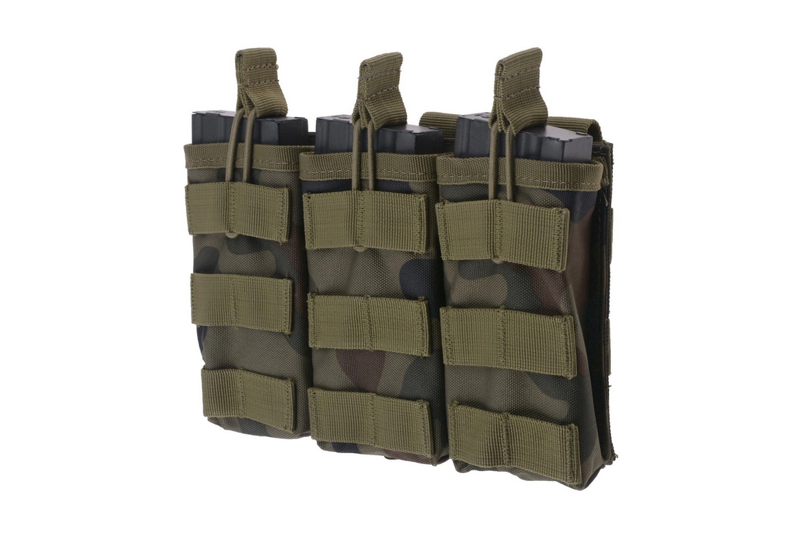 GFC MOLLE Triple Pouch for Rifle Magazines (M4 / AK), Open Type - WZ.93 OD-A-GFC056-WZ93 asgbox.pl GFC MOLLE Triple Pouch for Rifle Magazines (M4 / AK), Open Type - WZ.93