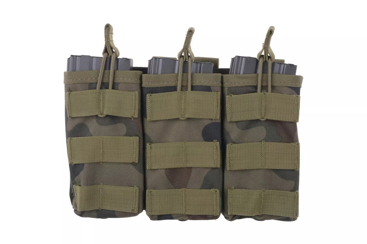 GFC MOLLE Triple Pouch for Rifle Magazines (M4 / AK), Open Type - WZ.93 OD-A-GFC056-WZ93 asgbox.pl GFC MOLLE Triple Pouch for Rifle Magazines (M4 / AK), Open Type - WZ.93 - obrazek 2