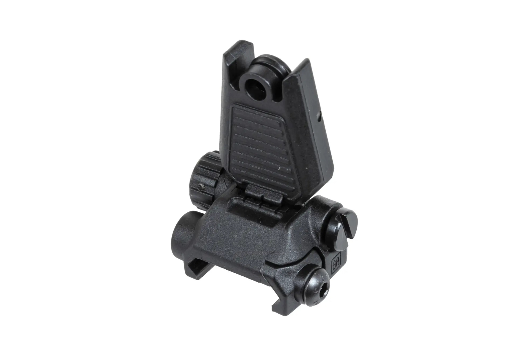 SA AR15 EDGE(TM) Flip-Up RIS Rail Rear Sight - Black OD-A-SPARMS296 asgbox.pl SA AR15 EDGE(TM) Flip-Up RIS Rail Rear Sight - Black