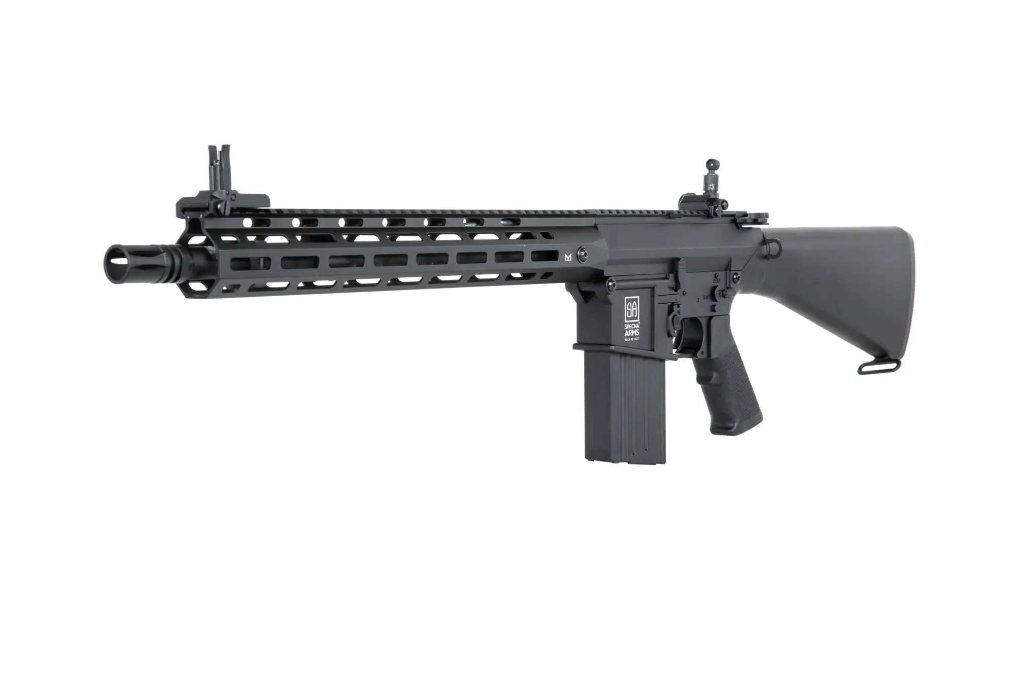 SA SR25 M-LOK Fixed Stock (SA-E38 Edge(TM) Kestrel(TM) ETU) - Black OD-A-SPARMS295-BK asgbox.pl SA SR25 M-LOK Fixed Stock (SA-E38 Edge(TM) Kestrel(TM) ETU) - Black - obrazek 2