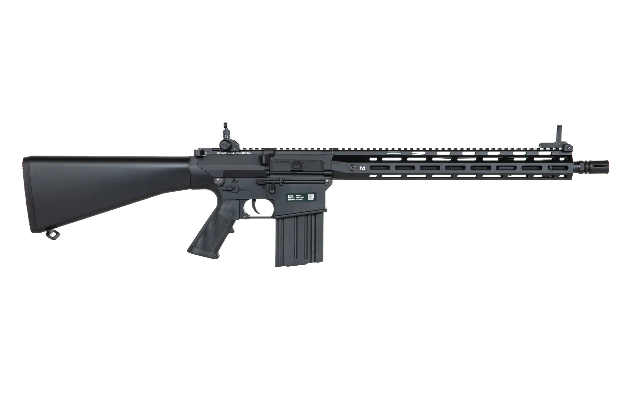 SA SR25 M-LOK Fixed Stock (SA-E38 Edge(TM) Kestrel(TM) ETU) - Black OD-A-SPARMS295-BK asgbox.pl SA SR25 M-LOK Fixed Stock (SA-E38 Edge(TM) Kestrel(TM) ETU) - Black - obrazek 4