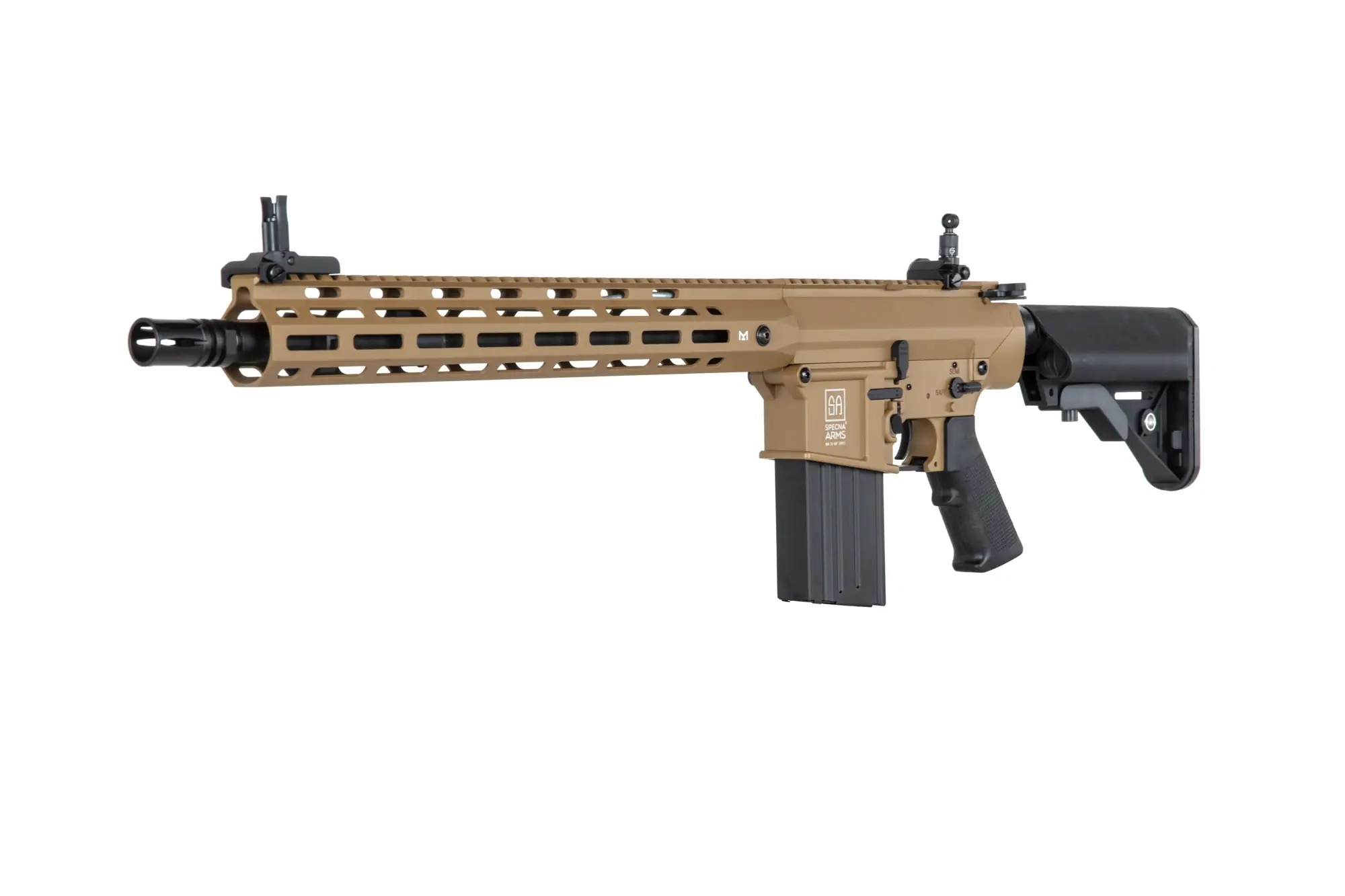 SA SR25 M-LOK (SA-E35 Edge(TM) Kestrel(TM) ETU) - Black / Tan OD-A-SPARMS292-TAN asgbox.pl SA SR25 M-LOK (SA-E35 Edge(TM) Kestrel(TM) ETU) - Black / Tan - obrazek 2