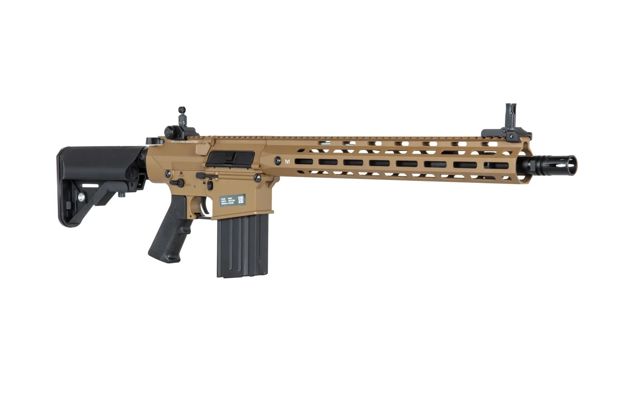 SA SR25 M-LOK (SA-E35 Edge(TM) Kestrel(TM) ETU) - Black / Tan OD-A-SPARMS292-TAN asgbox.pl SA SR25 M-LOK (SA-E35 Edge(TM) Kestrel(TM) ETU) - Black / Tan - obrazek 3