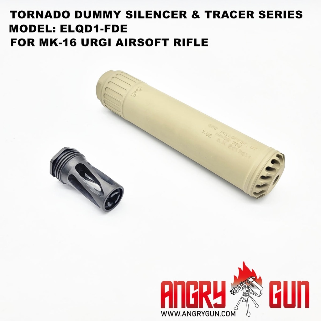 Angry Gun TORNADO MK16 URGI QD Silencer - Tan OD-A-ELQD1T-FDE asgbox.pl Angry Gun TORNADO MK16 URGI QD Silencer - Tan