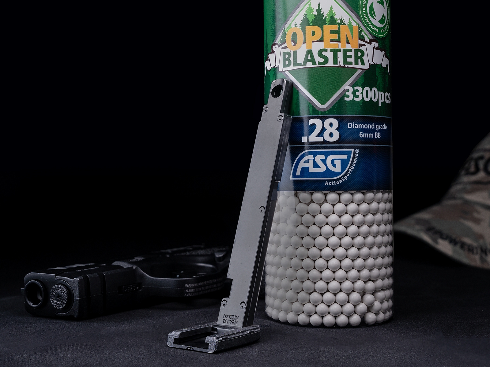 ASG Magazine for Springfield Armory HellCat Pro CO2 GBB, 16 BBs - Black OD-A-ASG365 asgbox.pl ASG Magazine for Springfield Armory HellCat Pro CO2 GBB, 16 BBs - Black - obrazek 2