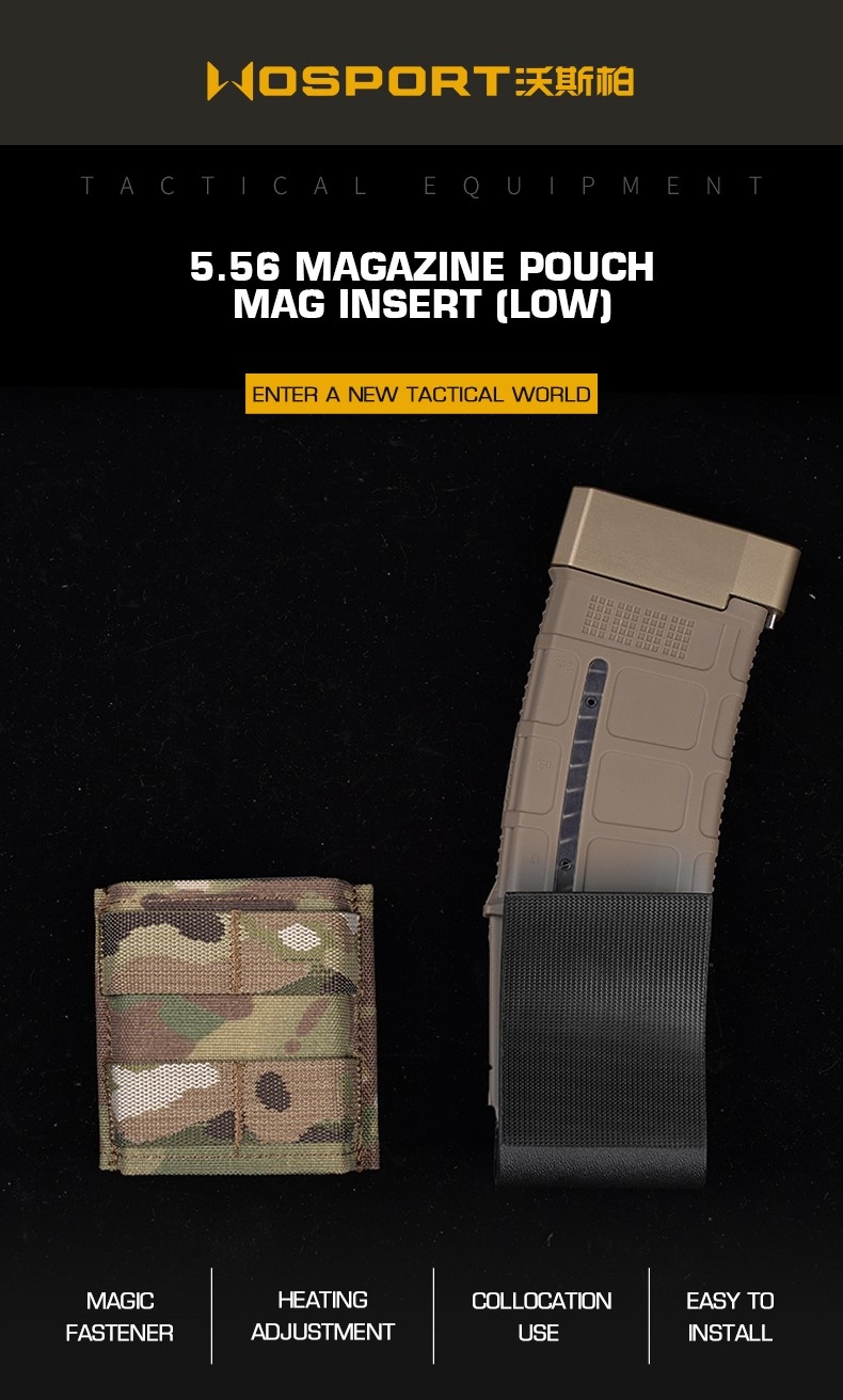 WST Kydex Insert for 5.56Magazine Pouch, Low - Black OD-A-WOSP220 asgbox.pl WST Kydex Insert for 5.56Magazine Pouch, Low - Black - obrazek 3