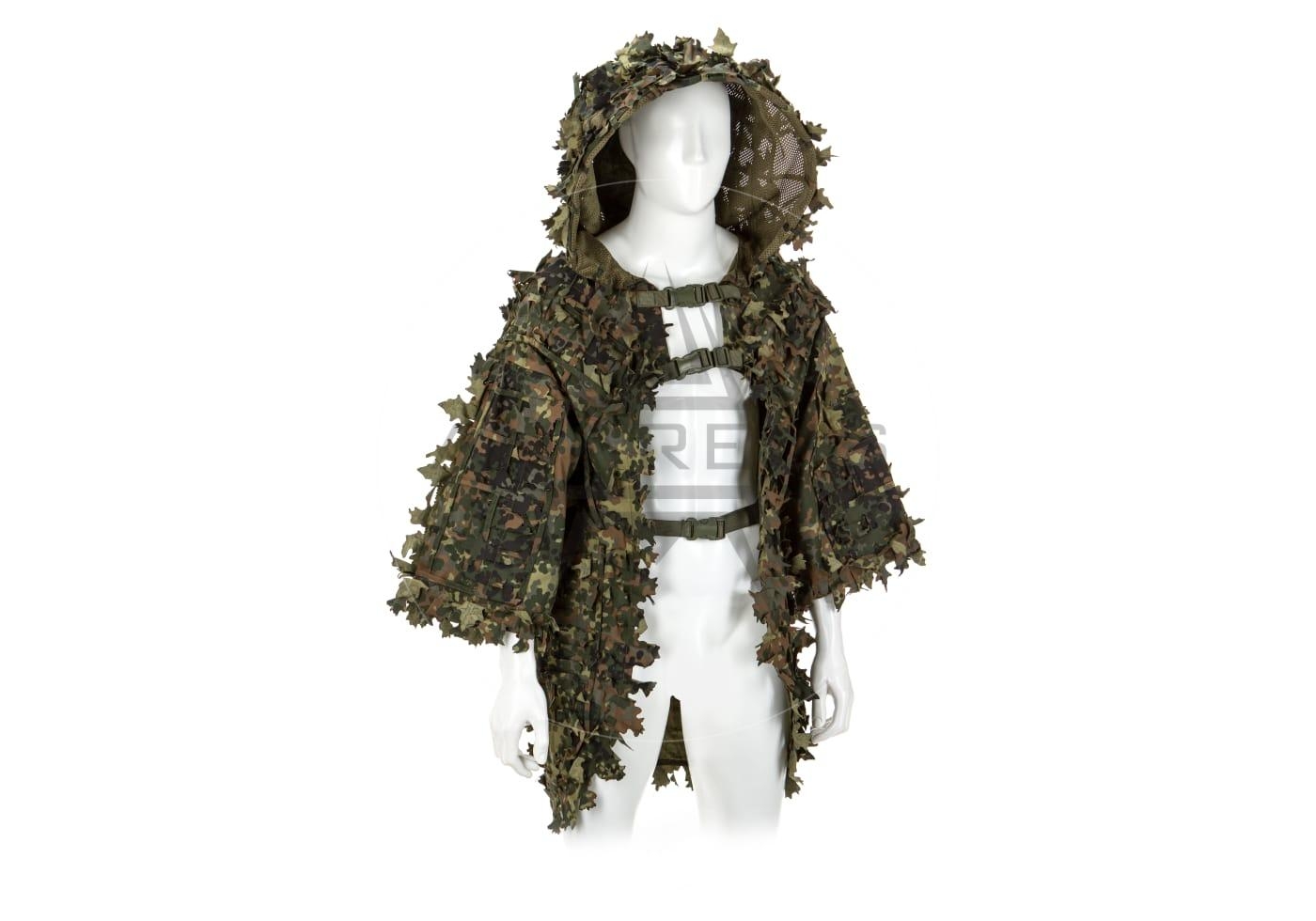 Invader Gear Ghillie Base Leaf Camouflage Suit - Flecktarn OD-A-INVDG19-FL asgbox.pl Invader Gear Ghillie Base Leaf Camouflage Suit - Flecktarn - obrazek 2
