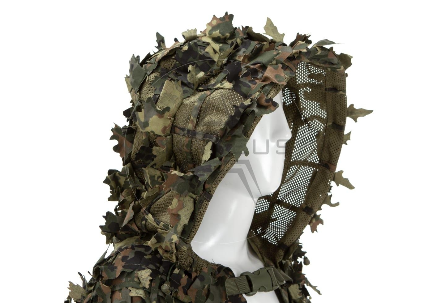 Invader Gear Ghillie Base Leaf Camouflage Suit - Flecktarn OD-A-INVDG19-FL asgbox.pl Invader Gear Ghillie Base Leaf Camouflage Suit - Flecktarn - obrazek 3