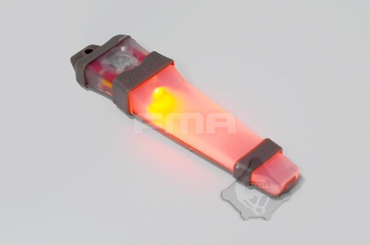 FMA V-LITE Tactical Position Marker, Tan Case - Red OD-A-TB330 asgbox.pl FMA V-LITE Tactical Position Marker, Tan Case - Red