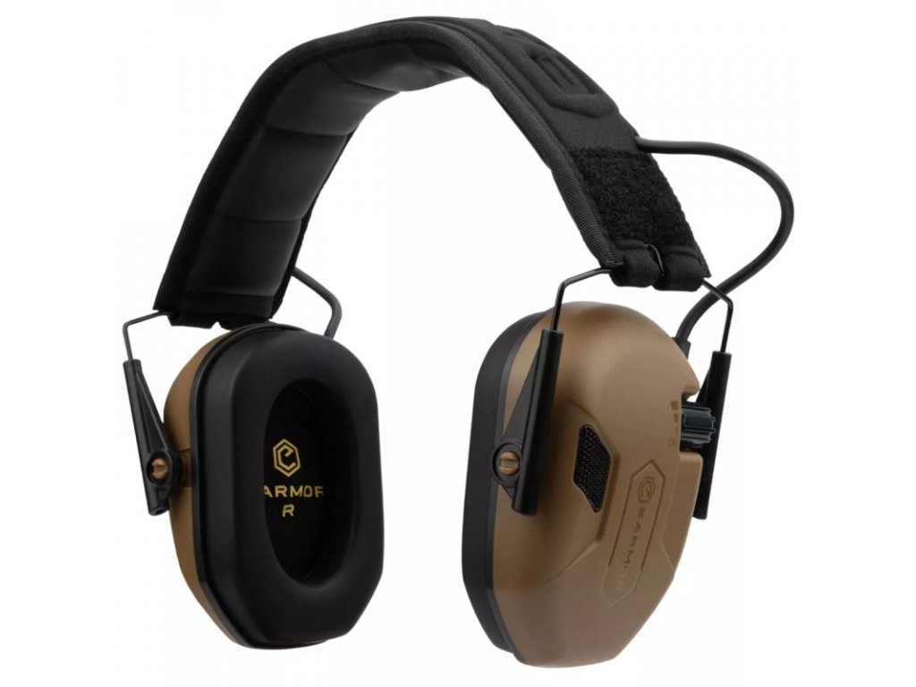 EARMOR M300A Electronic Hearing Protector - Coyote Brown OD-A-M300A-CB asgbox.pl EARMOR M300A Electronic Hearing Protector - Coyote Brown