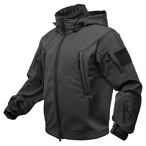 TACTICAL hooded jacket softshell BLACK OD-A-ROTHC012 asgbox.pl TACTICAL hooded jacket softshell BLACK
