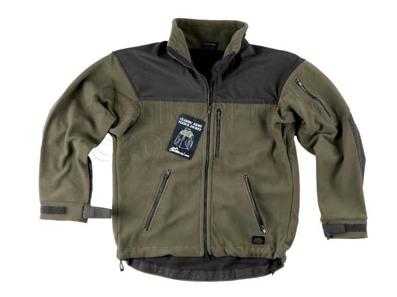 HELIKON CLASSIC ARMY Fleece Jacket - Green/Black OD-A-BL-CAF-FL-16-B02 asgbox.pl HELIKON CLASSIC ARMY Fleece Jacket - Green/Black
