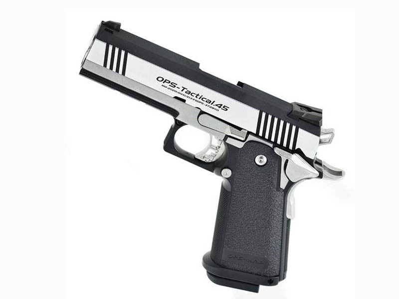 TM GBB gas pistol Hi-Capa 4.3 Custom - Silver (Dual Stainless) OD-A-PM00055 asgbox.pl TM GBB gas pistol Hi-Capa 4.3 Custom - Silver (Dual Stainless)