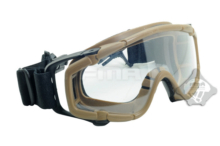FMA SI Tactical Ballistic Goggle (2 Visors), Helmet Mount - Tan OD-A-TB424 asgbox.pl FMA SI Tactical Ballistic Goggle (2 Visors), Helmet Mount - Tan - obrazek 2
