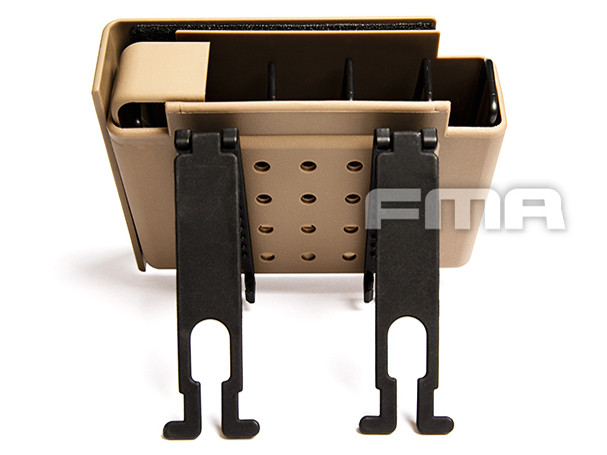 FMA Automatically Jacketed MOLLE Pistol Pouch for 4 Magazines - Tan OD-A-TB1205-DE asgbox.pl FMA Automatically Jacketed MOLLE Pistol Pouch for 4 Magazines - Tan - obrazek 2