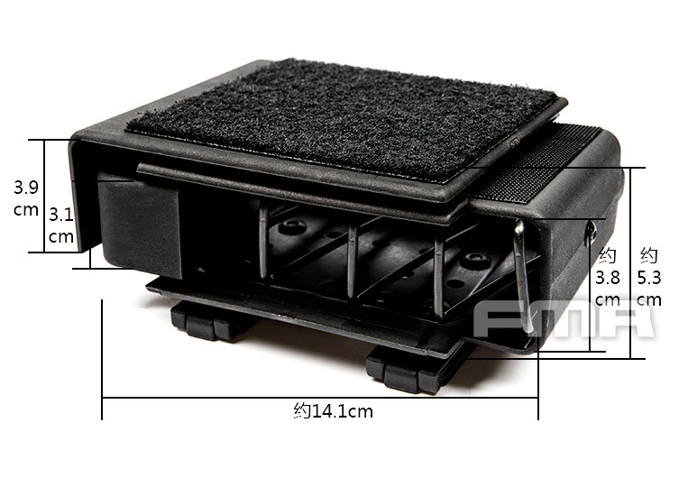 FMA Automatically Jacketed MOLLE Pistol Pouch for 4 Magazines - Tan OD-A-TB1205-DE asgbox.pl FMA Automatically Jacketed MOLLE Pistol Pouch for 4 Magazines - Tan - obrazek 3