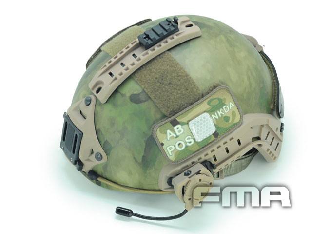 FMA Helmet Middle ARC Rail - Black OD-A-TB804 asgbox.pl FMA Helmet Middle ARC Rail - Black - obrazek 2