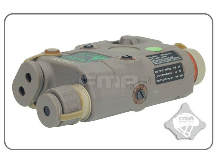 FMA AN/PEQ15 LA-5 Upgrade Version (LED Flashlight, Green / IR Laser) - Tan OD-A-TB0069 asgbox.pl FMA AN/PEQ15 LA-5 Upgrade Version (LED Flashlight, Green / IR Laser) - Tan - obrazek 2
