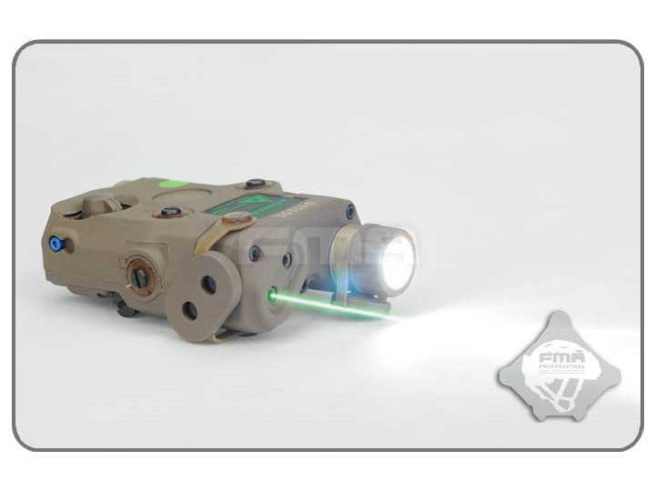 FMA AN/PEQ15 LA-5 Upgrade Version (LED Flashlight, Green / IR Laser) - Tan OD-A-TB0069 asgbox.pl FMA AN/PEQ15 LA-5 Upgrade Version (LED Flashlight, Green / IR Laser) - Tan - obrazek 4